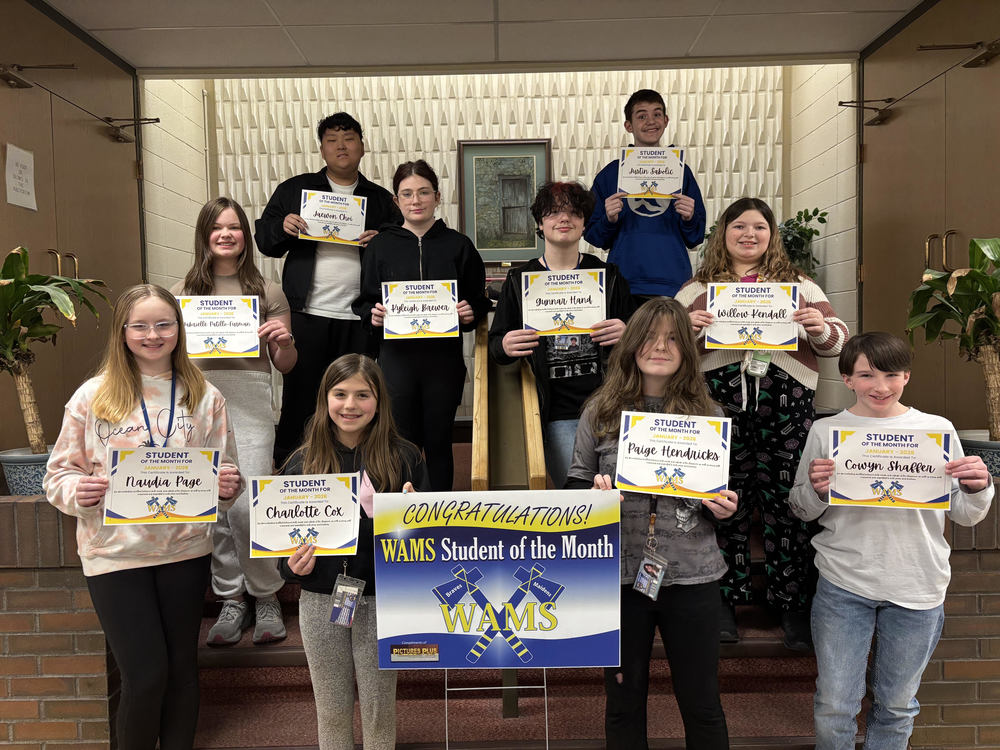 January Students of the Month