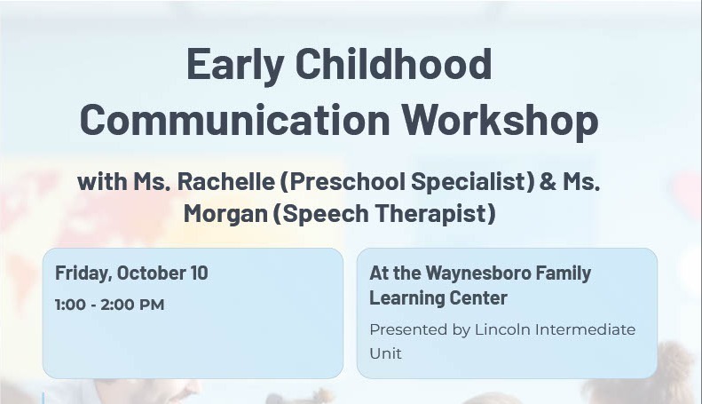 Early Childhood Communication Workshop