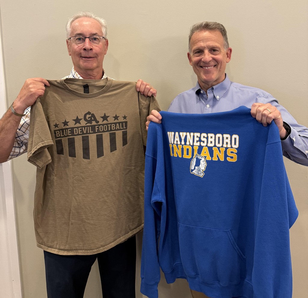 Waynesboro Mayor Dade Royer and Greencastle Mayor Ben Thomas