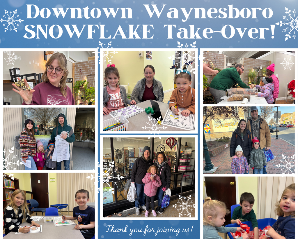 Downtown Waynesboro SNOWFLAKE Take-Over!