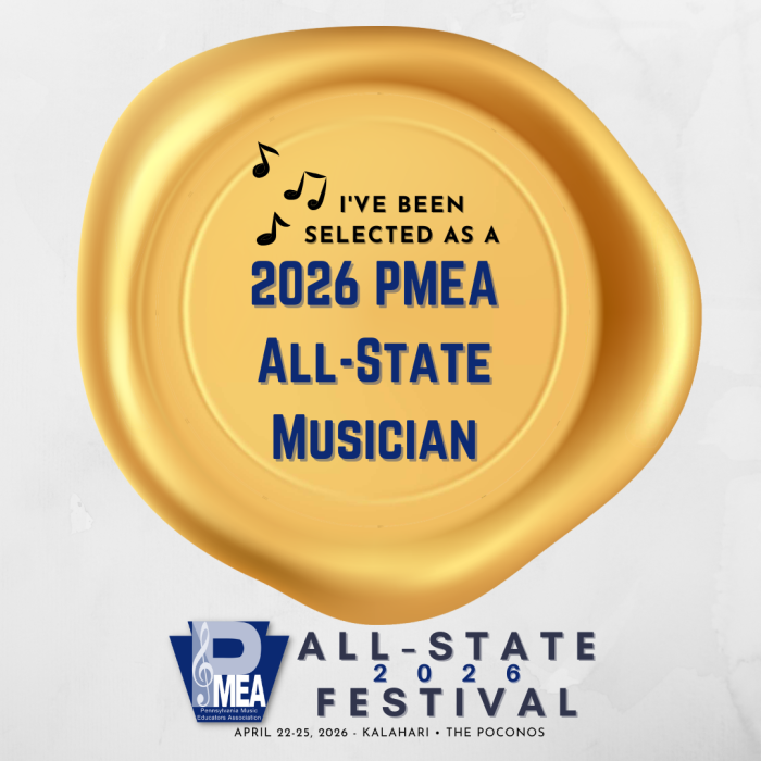 2026 PMEA All-State Musician