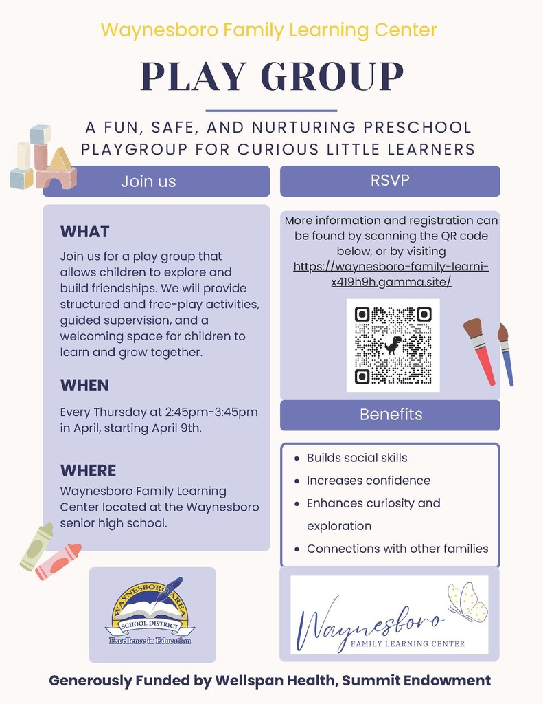 Play Group. A fun, safe and nurturing preschool playgroup for curious little learners.