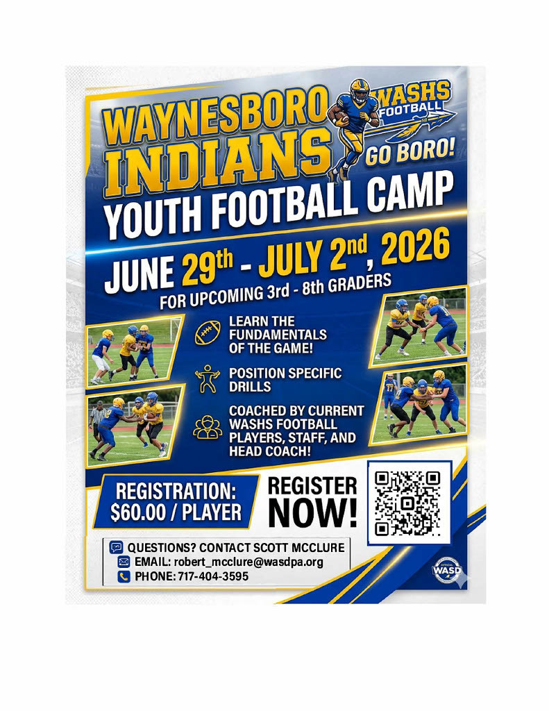 Waynesboro Indians Football Camp