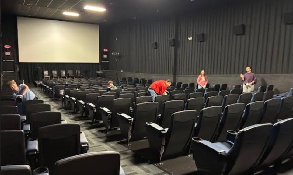 FBLA Volunteering at the Movie Theatre