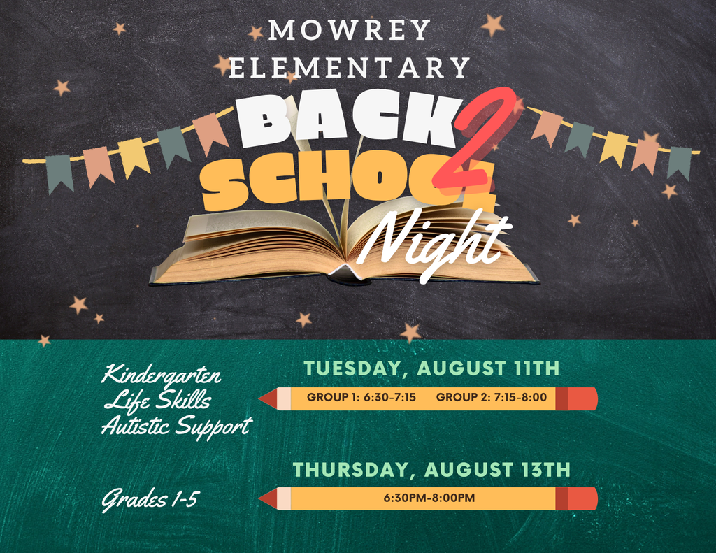 Mowrey Elementary Back to School Night 2026