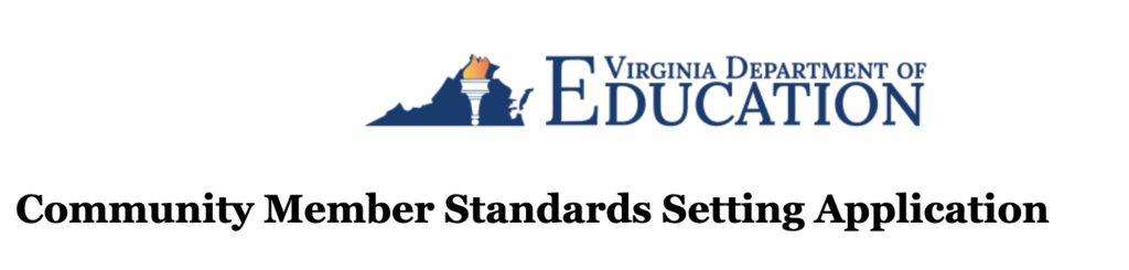 VDOE Community Member Standards