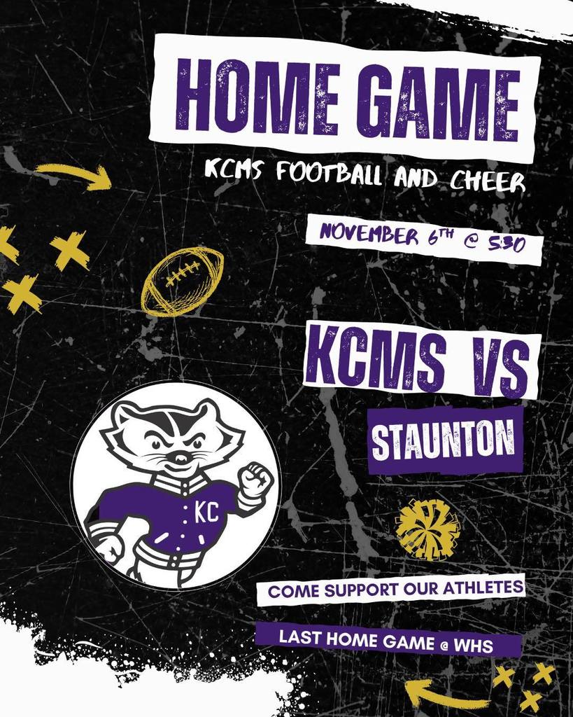 KCMS Football vs. Staunton