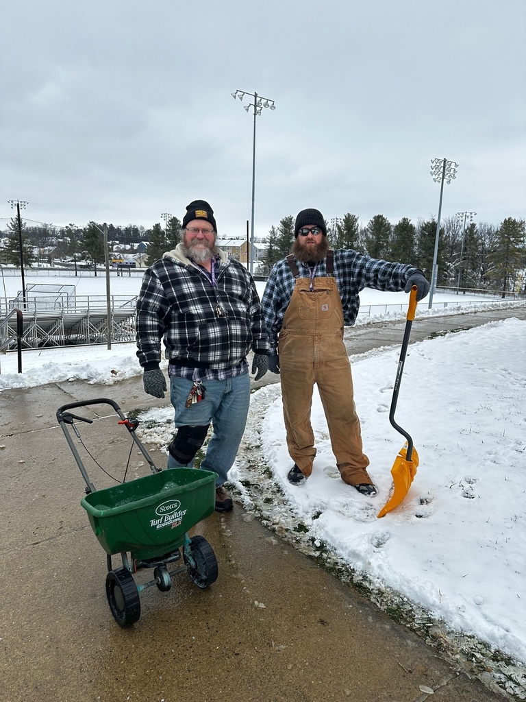 Custodians on Snow Day