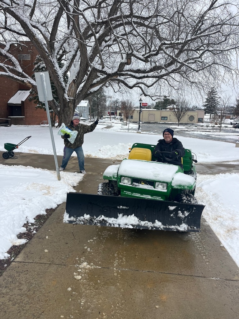 Custodians on Snow Day