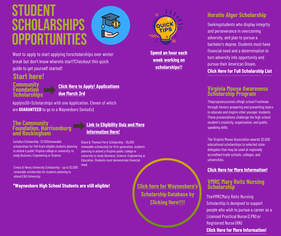 Student Scholarships Opportunities - English
