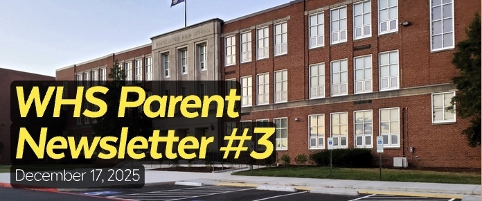 WHS Parent Newsletter #3