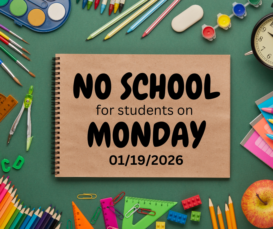 No school Monday