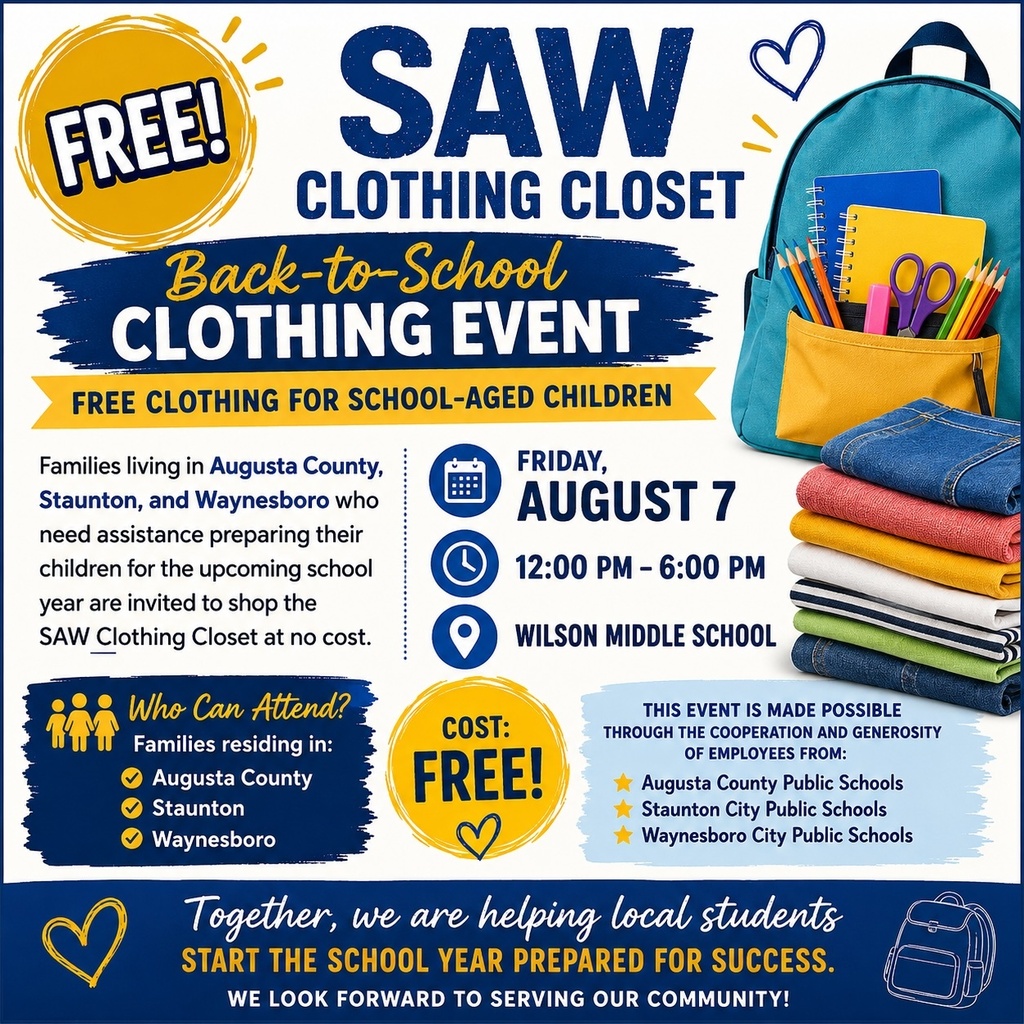 SAW Clothing Donation Drive