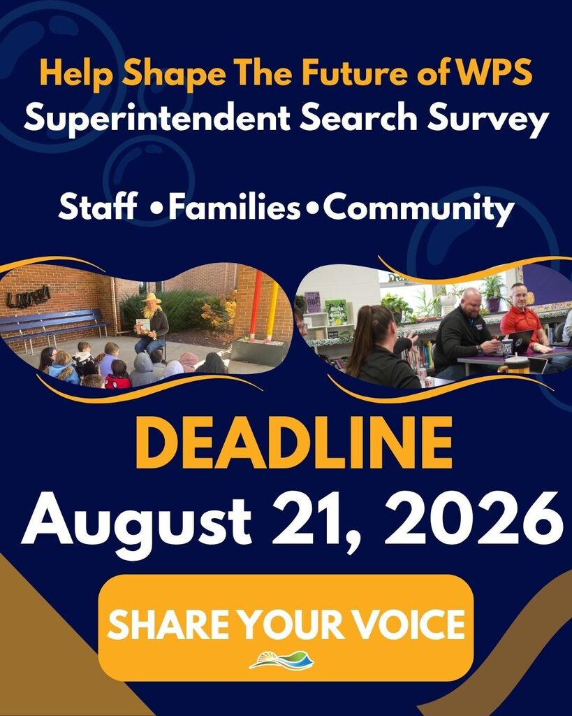 Flyer announcing the deadline for the Superintendent Search Survey