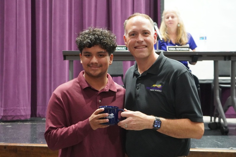 Aidan Rodriguez and Dr. Barber
