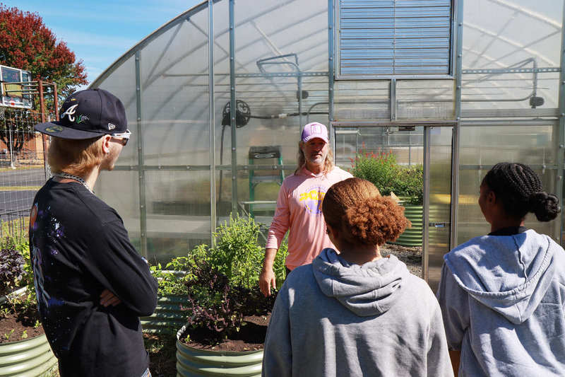 Going over rules & expectations on the farm.