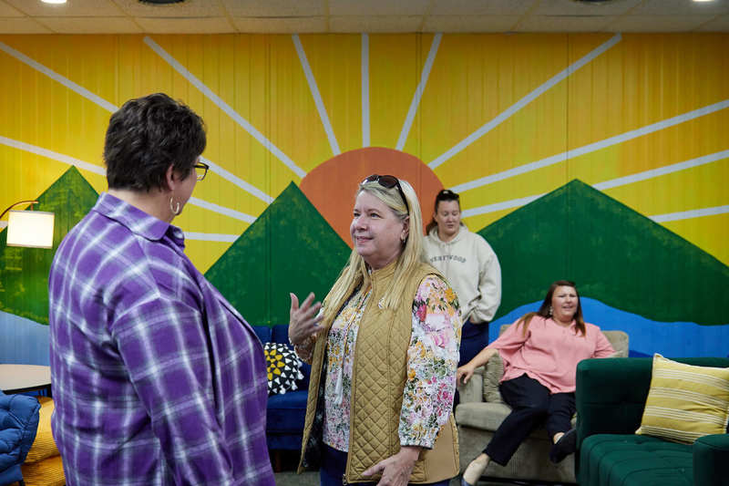 Touring the campus 1