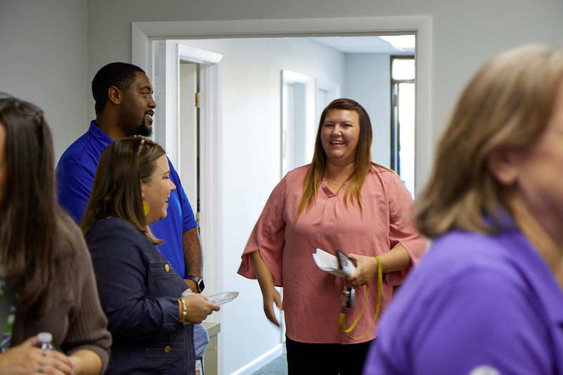 Touring the campus 4