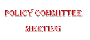 Policy Committee Meeting