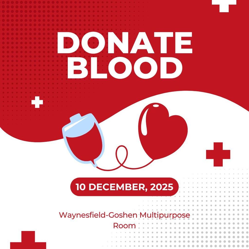 Red and White Modern Donate Blood Instagram Post