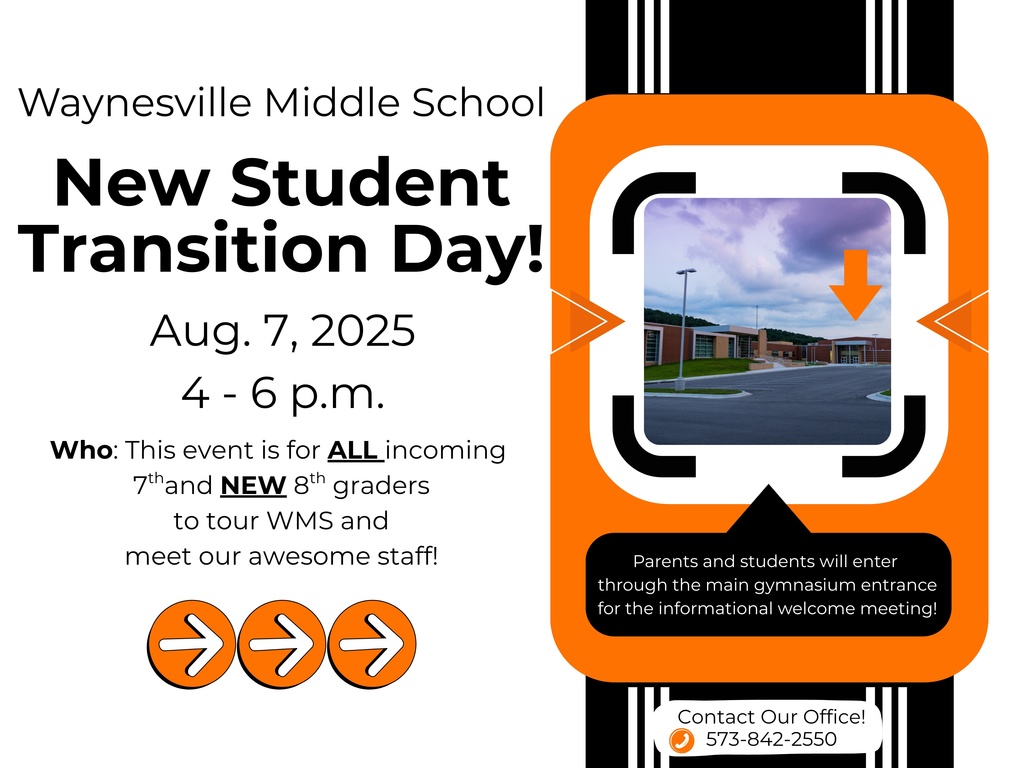 WMS New Student Transition Day to be held on Aug. 7, 2025