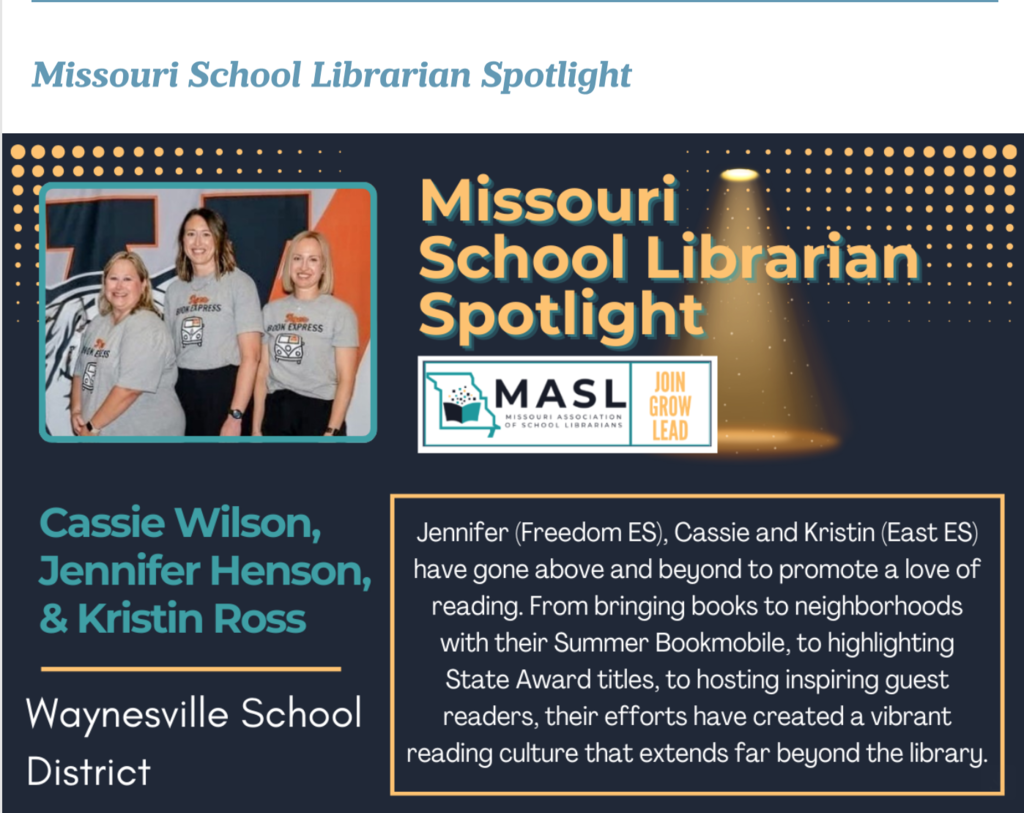 East and Freedom library media specialists recognized