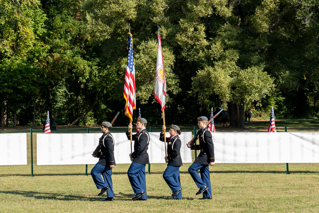 JROTC Patriot Day in Waynesville City Park