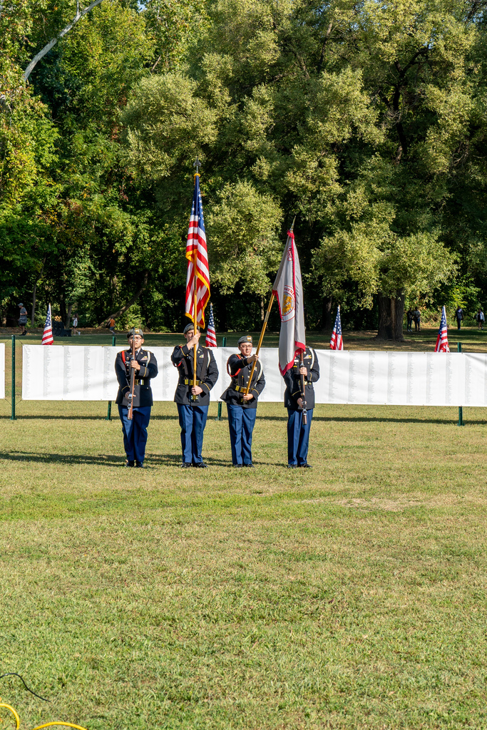 JROTC Patriot Day in Waynesville City Park