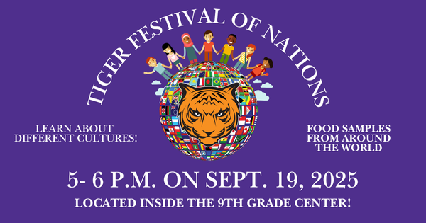 Tiger Festival of Nations 2025 is from 5 to 6 p.m. tonight (Sept. 19, 2025)