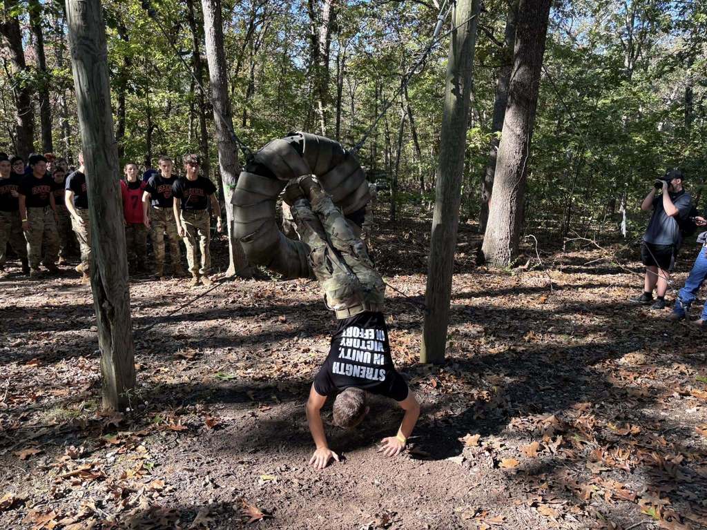 JROTC Raiders at competition