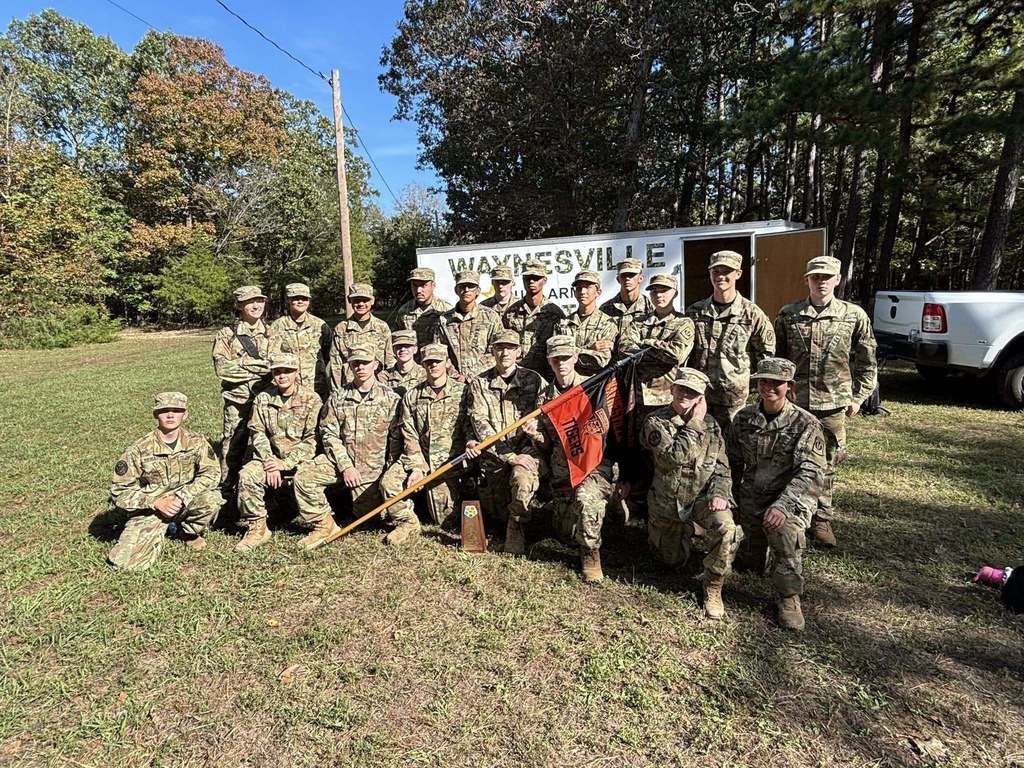 JROTC Raiders at competition