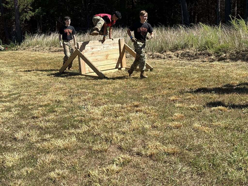 JROTC Raiders at competition