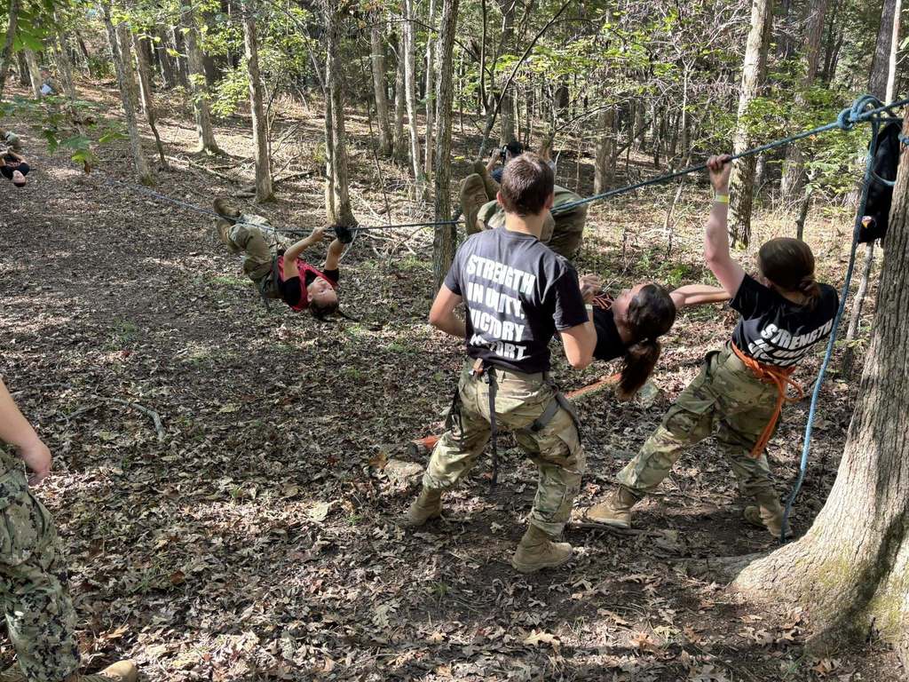 JROTC Raiders at competition