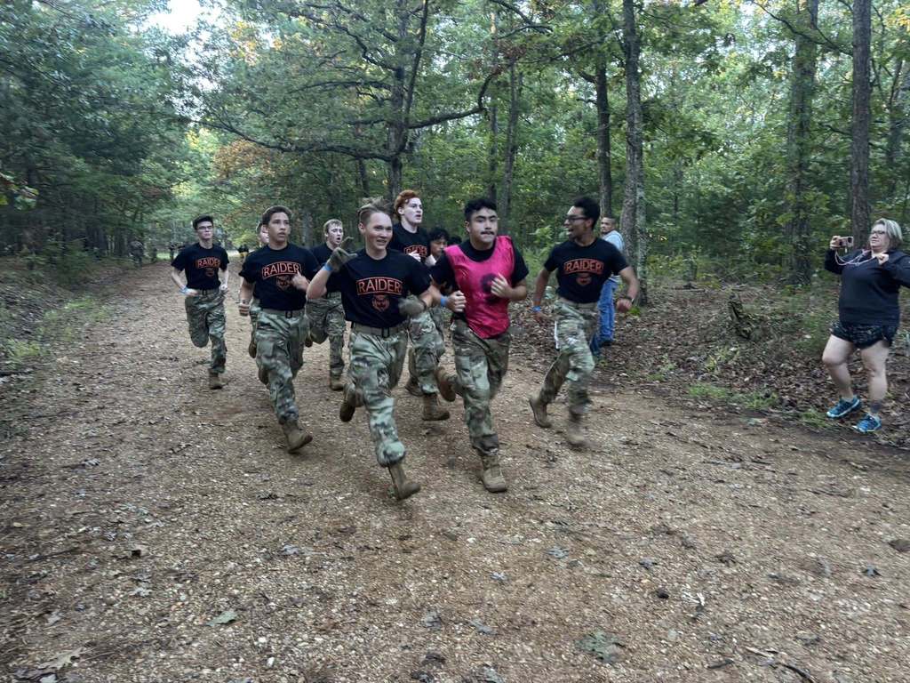 JROTC Raiders at competition