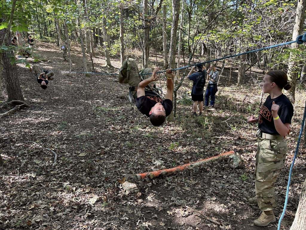 JROTC Raiders at competition