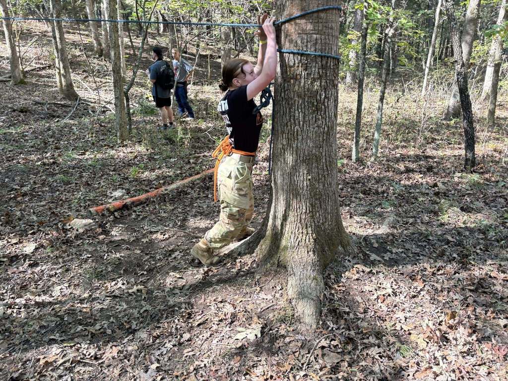 JROTC Raiders at competition
