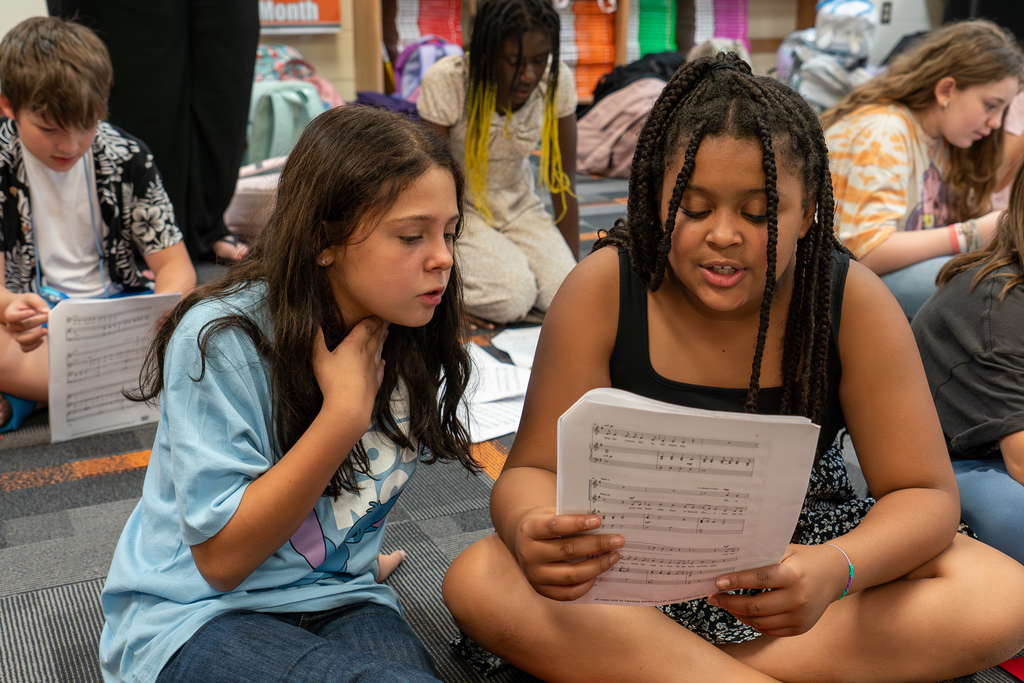 VOICES choir at rehearsal 