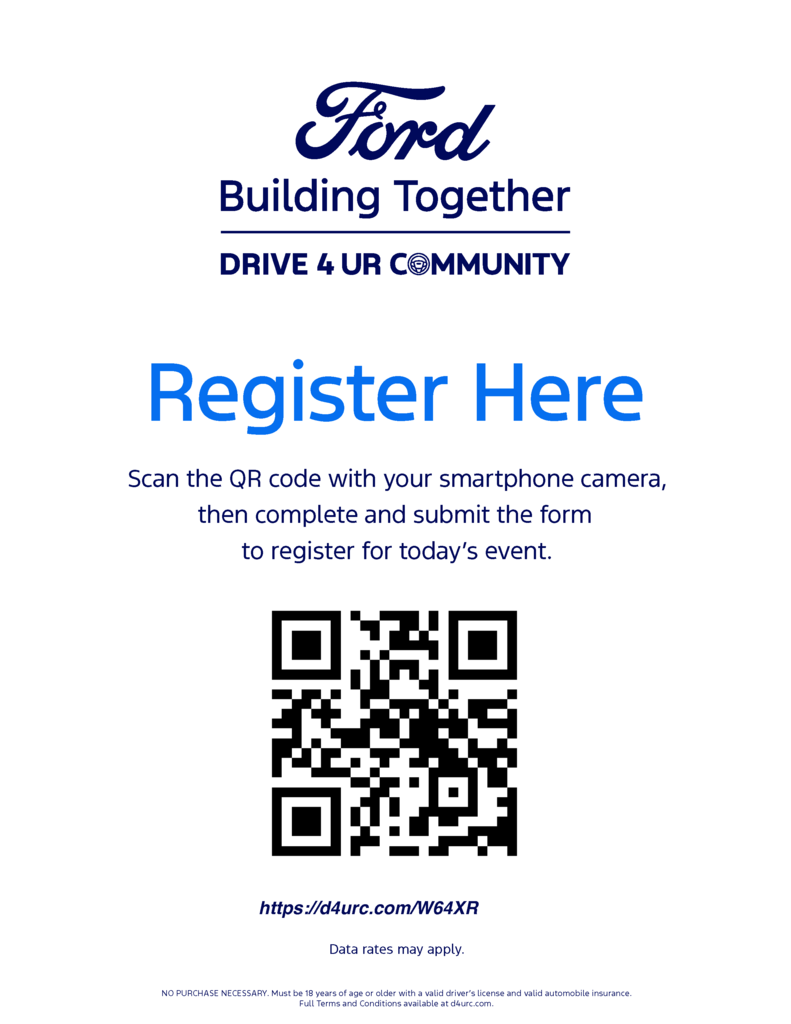 Drive 4 UR Community will be held this Saturday