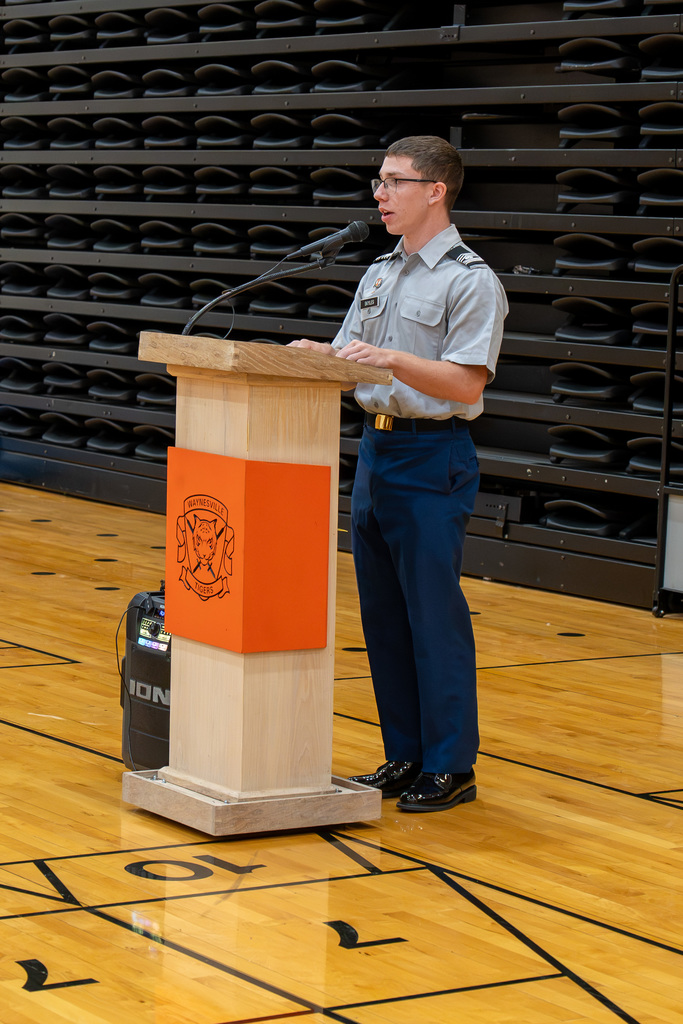 WHS JROTC Battalion Formation Oct 2025