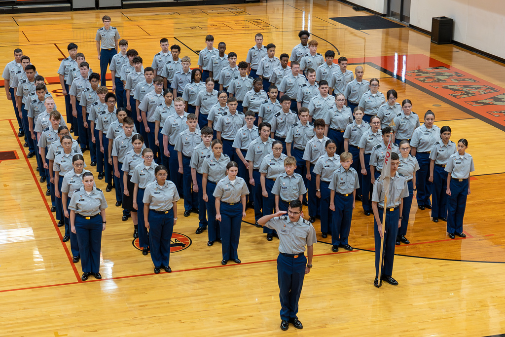 WHS JROTC Battalion Formation Oct 2025