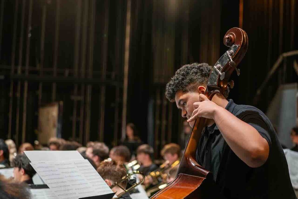 The Waynesville High School Music Department presented a concert to a packed house on Tuesday, Nov. 18, 2025, featuring the Jazz Band I and II, Concert Band, Symphonic Band and Wind Ensemble. The band is under the direction of Jared Sabatasso and assistant directors Chance Inman, Brady Perkins and Andrew Tiefenbrunn.