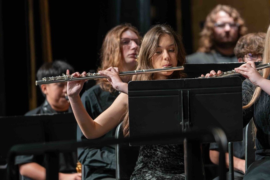 The Waynesville High School Music Department presented a concert to a packed house on Tuesday, Nov. 18, 2025, featuring the Jazz Band I and II, Concert Band, Symphonic Band and Wind Ensemble. The band is under the direction of Jared Sabatasso and assistant directors Chance Inman, Brady Perkins and Andrew Tiefenbrunn.
