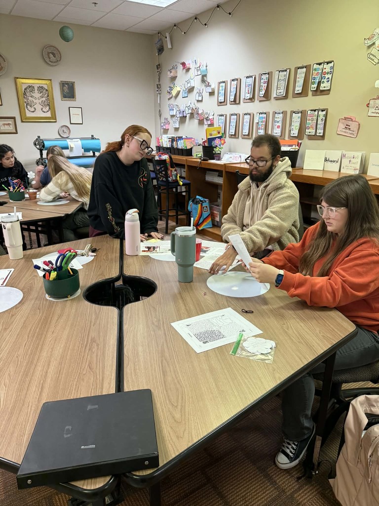 Waynesville R-VI's LEAP team presented to Teaching Pathways classes at the Waynesville Career Center just before Thanksgiving break. The training included how to spot gifted learners, support gifted students' needs and help gifted students reach their potential.