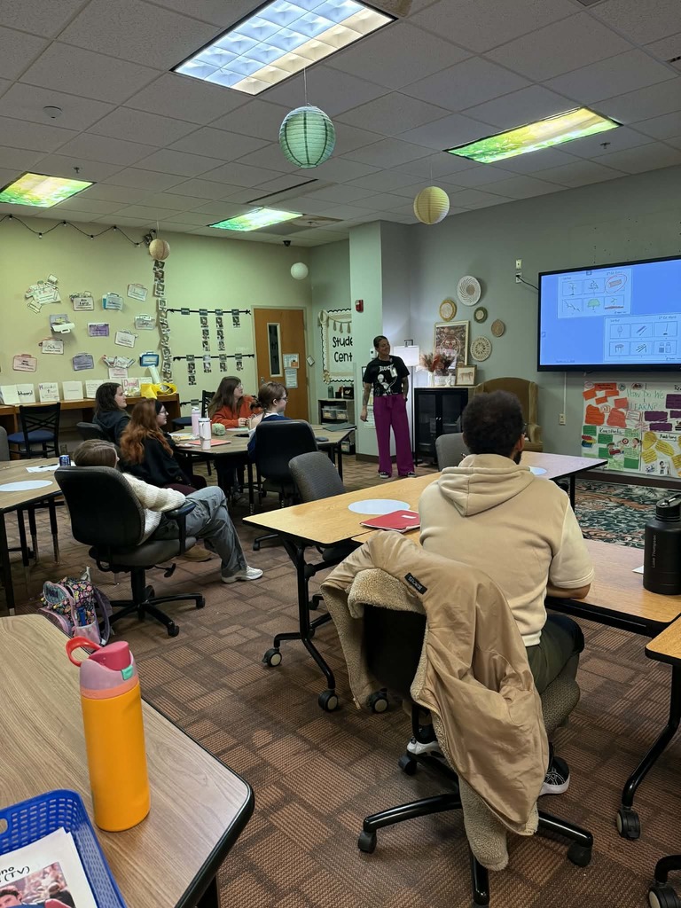 Waynesville R-VI's LEAP team presented to Teaching Pathways classes at the Waynesville Career Center just before Thanksgiving break. The training included how to spot gifted learners, support gifted students' needs and help gifted students reach their potential.