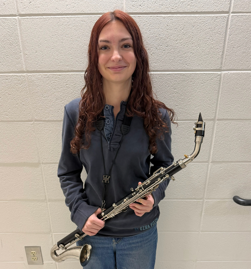 Four of the 16 Waynesville High School students who auditioned for the 2026 All-State Band earned honors at Hickman High School on Dec 6, 2025. “We are proud of these young musicians and their accomplishments,” said Director of Bands Jared Sabatasso. “Their drive and dedication attributes to the success of the entire band program here at Waynesville.” Those recognized were as follows: Kayden Wass (trombone) was selected to the 2026 Missouri All-State Band and will practice and perform with the band during our annual Missouri Music Educators Conference Jan. 28-31, 2026. Landon Boswell (tuba), Sarah Pierce (contra clarinet), and Chloe Williams (alto clarinet), were named to the Missouri All-State Honorable Mention Band.