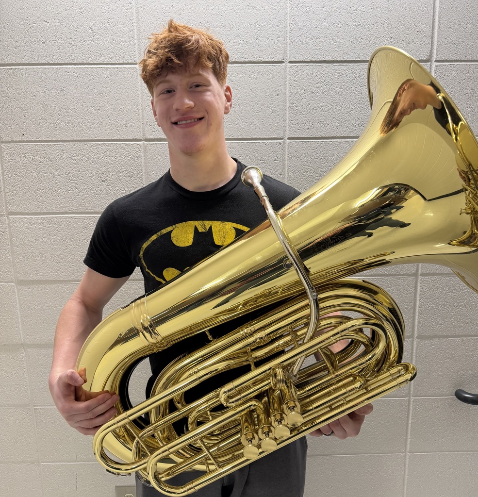 Four of the 16 Waynesville High School students who auditioned for the 2026 All-State Band earned honors at Hickman High School on Dec 6, 2025. “We are proud of these young musicians and their accomplishments,” said Director of Bands Jared Sabatasso. “Their drive and dedication attributes to the success of the entire band program here at Waynesville.” Those recognized were as follows: Kayden Wass (trombone) was selected to the 2026 Missouri All-State Band and will practice and perform with the band during our annual Missouri Music Educators Conference Jan. 28-31, 2026. Landon Boswell (tuba), Sarah Pierce (contra clarinet), and Chloe Williams (alto clarinet), were named to the Missouri All-State Honorable Mention Band.