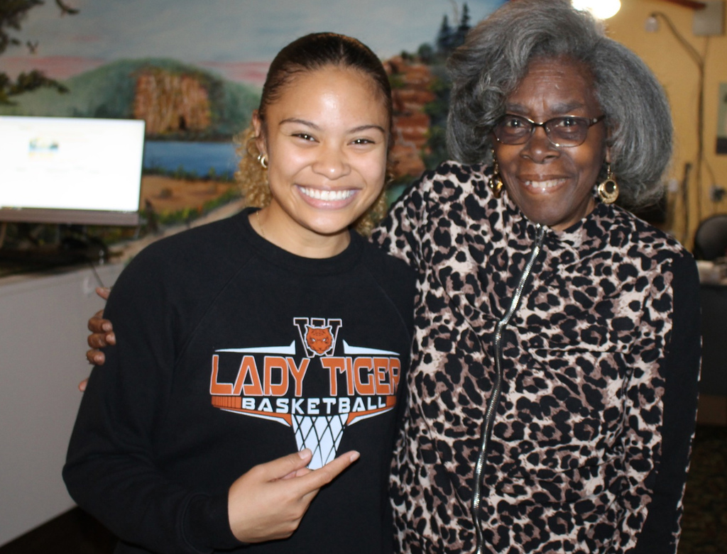 Waynesville High School students assisted with the Thanksgiving meal at the Waynesville-St. Robert Senior Citizens Center. Students from both HOSA (future health professionals) and the varsity girls basketball team and their sponsors/coaches helped make the day special. In addition, the basketball players and coaches selected angels from the tree to sponsor for the holidays and later purchased them gifts.