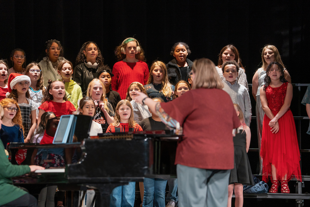 The VOICES honor choir for Waynesville R-VI students in 4th-6th grades performed on Dec. 8, 2025, at the Waynesville High School Auditorium.