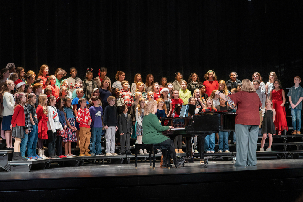 The VOICES honor choir for Waynesville R-VI students in 4th-6th grades performed on Dec. 8, 2025, at the Waynesville High School Auditorium.