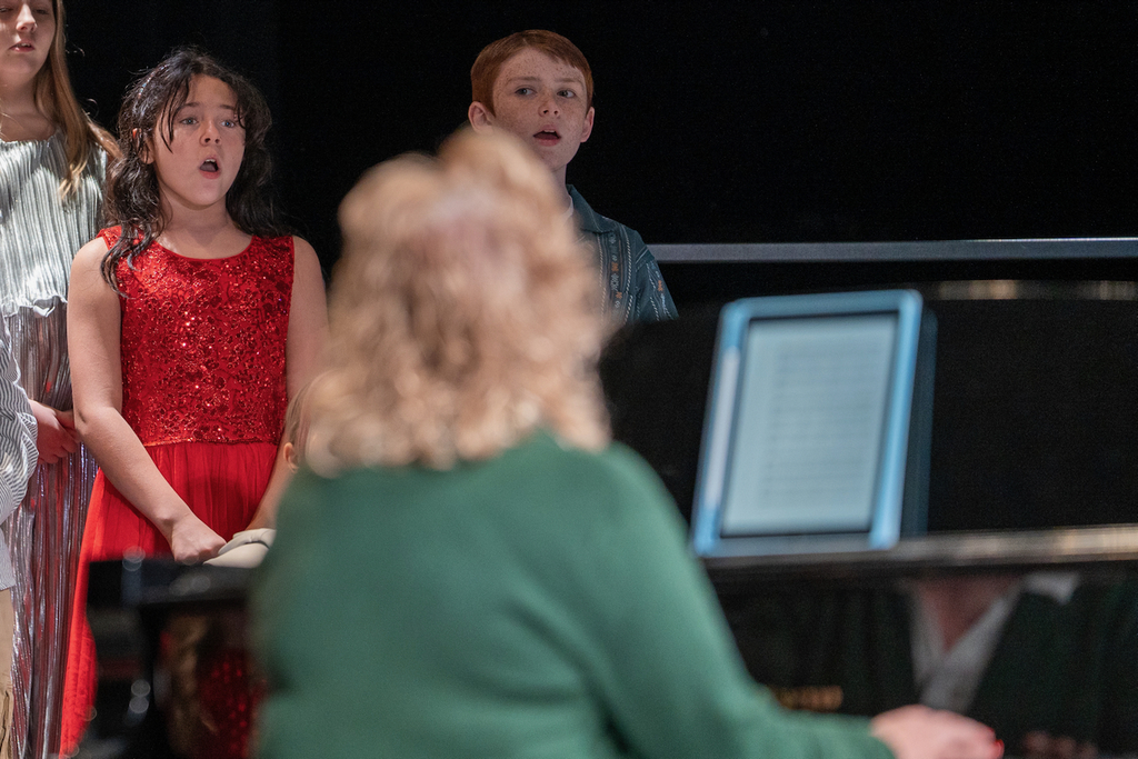 The VOICES honor choir for Waynesville R-VI students in 4th-6th grades performed on Dec. 8, 2025, at the Waynesville High School Auditorium.